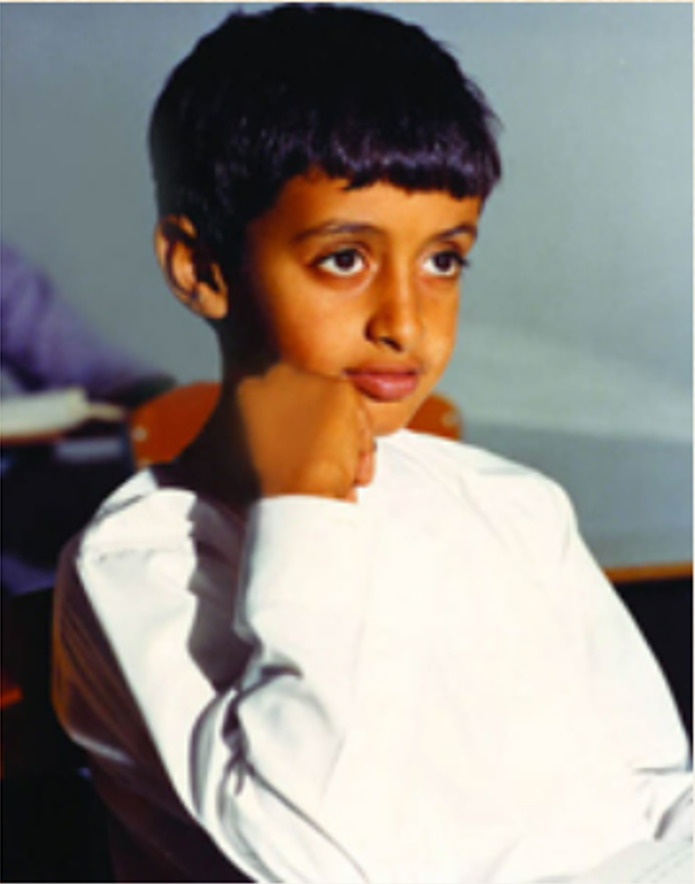 Photo of H. H. Sheikh Mohamed bin Zayed Al Nahyan, when he was a child