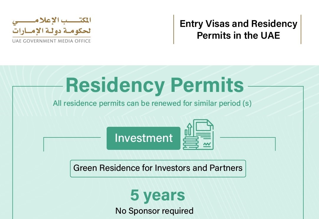 Green visa for investors